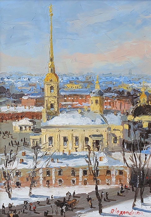 Зимой над Петербургом
