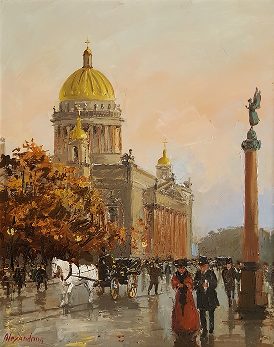 Осенний вечер в Петербурге