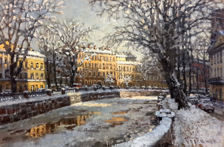 Зима на канале Грибоедова