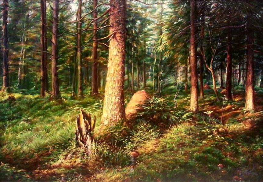 Августовский лес