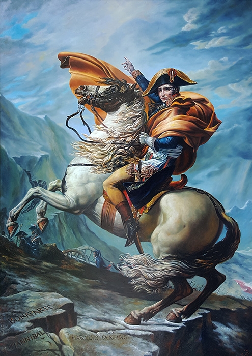 Наполеон Бонапарт на перевале Сен-Бернар