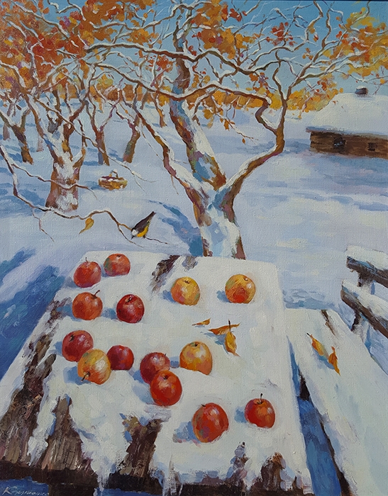 Яблоки на снегу
