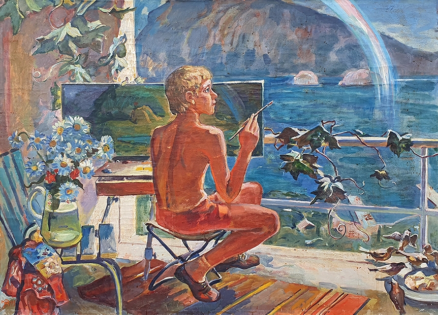 Юный живописец